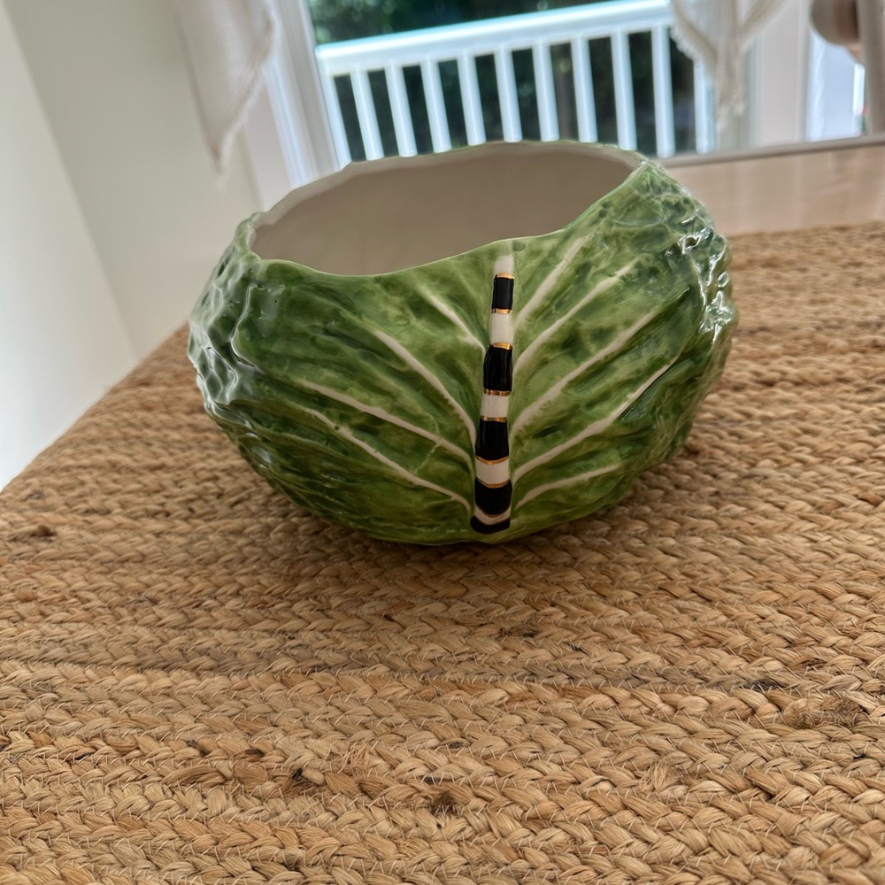 MacKenzie-Childs Green Cabbage Bowl